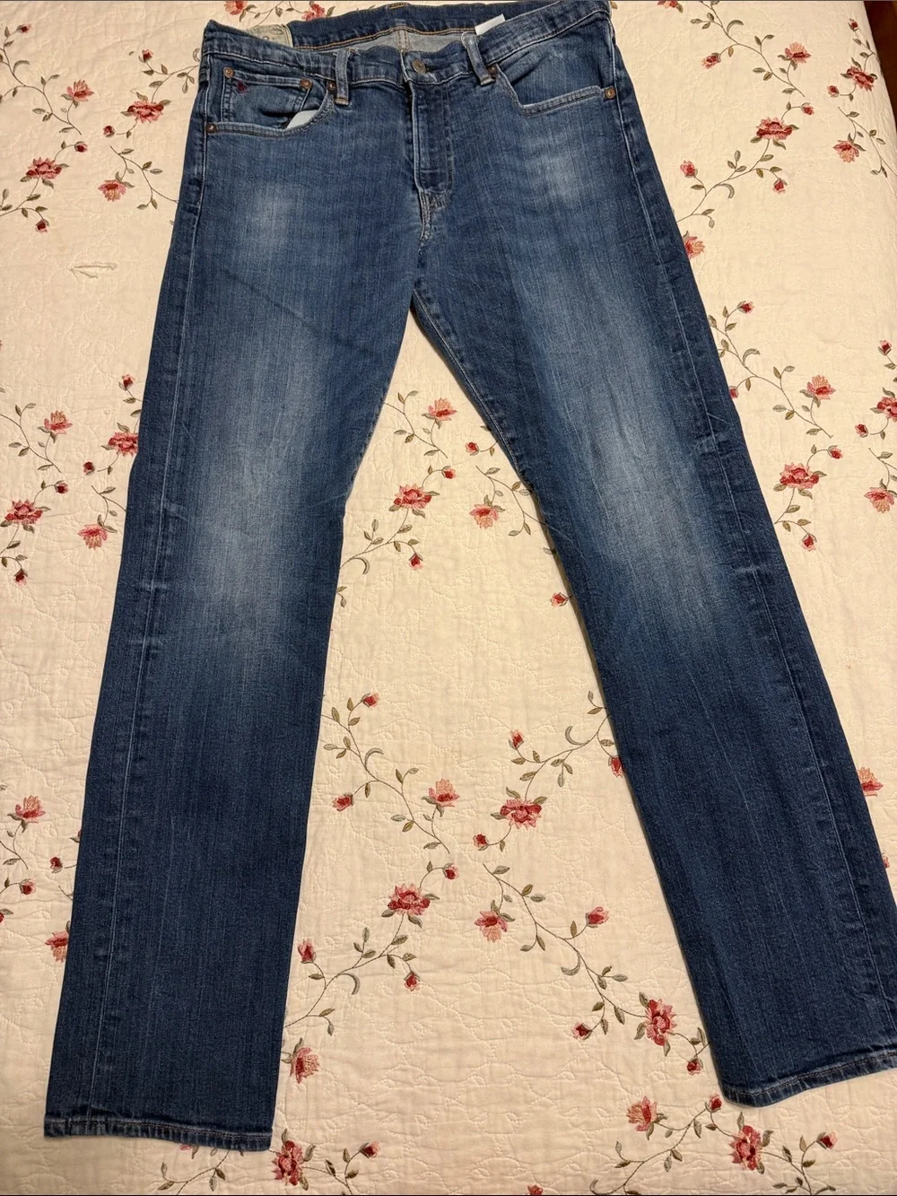 Polo by Ralph Lauren Men's Slim Straight Jeans - Dark Blue